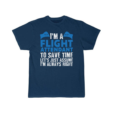 Flight Attendant Joke Stewardess Air Hostess T-SHIRT THE AV8R